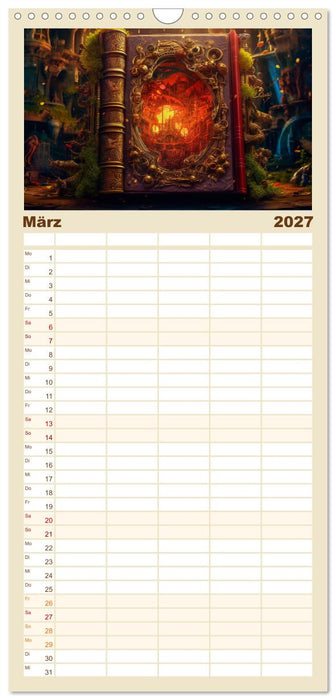 Zauberbuch - Terra Magica (CALVENDO Familienplaner 2027)