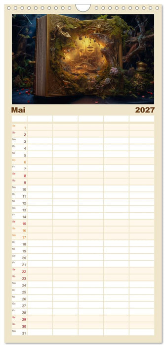 Zauberbuch - Terra Magica (CALVENDO Familienplaner 2027)