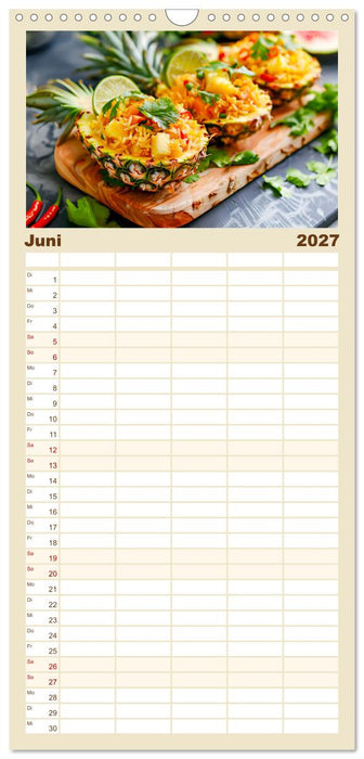 Alles Reis oder was?! - Ideen für süße und herzhafte Reisgerichte (CALVENDO Familienplaner 2027)