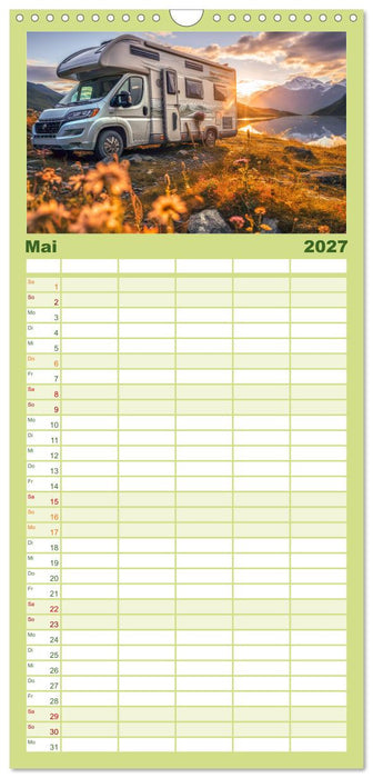 Abenteuer Camping (CALVENDO Familienplaner 2027)