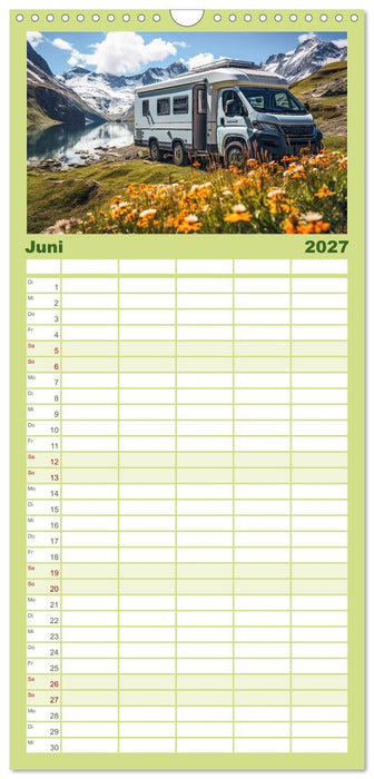 Abenteuer Camping (CALVENDO Familienplaner 2027)