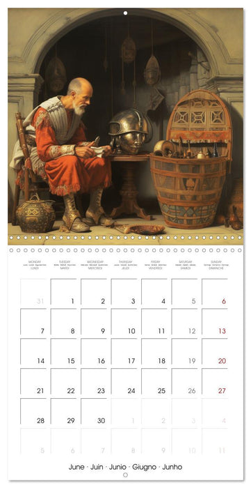 Splendeurs de la Grèce Antique (CALVENDO Calendrier mensuel 2027)