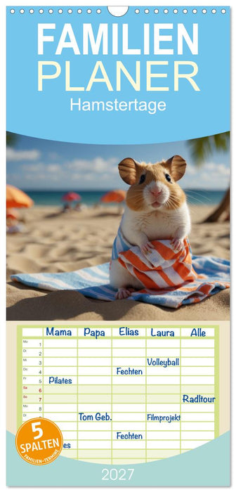 Hamstertage (CALVENDO Familienplaner 2027)