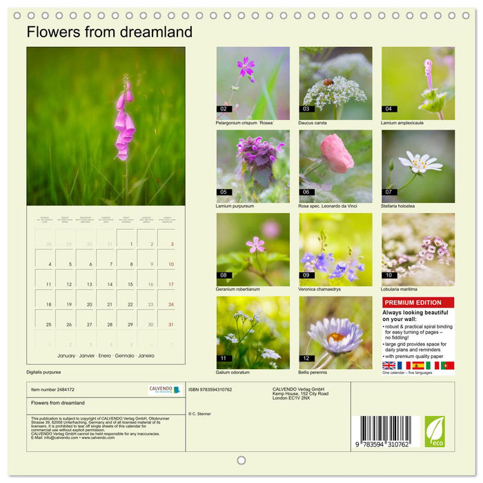 Flowers from dreamland (CALVENDO Monthly Calendar 2027)