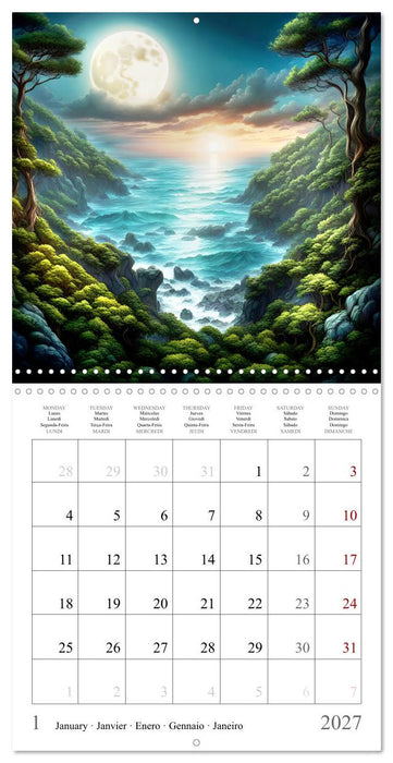 Nuits exotiques (CALVENDO Calendrier mensuel 2027)
