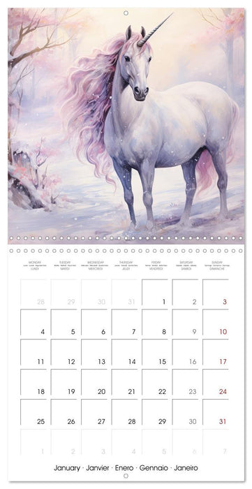 Unicorns, magical creatures (CALVENDO Monthly Calendar 2027)