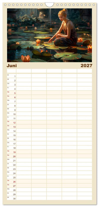 Yoga, die innere Balance (CALVENDO Familienplaner 2027)