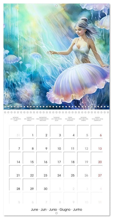 Sirènes magiques (CALVENDO Calendrier mensuel 2027)