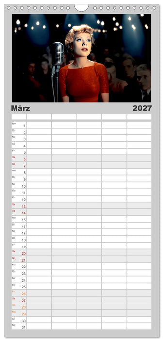 Die Stimme der Leidenschaft (CALVENDO Familienplaner 2027)
