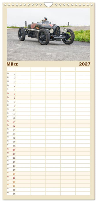Bergrennen – Klausenpass (CALVENDO Familienplaner 2027)