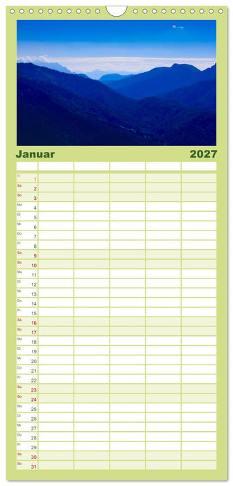 Mangfallgebirge (CALVENDO Familienplaner 2027)
