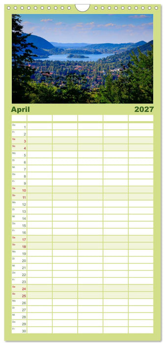 Mangfallgebirge (CALVENDO Familienplaner 2027)