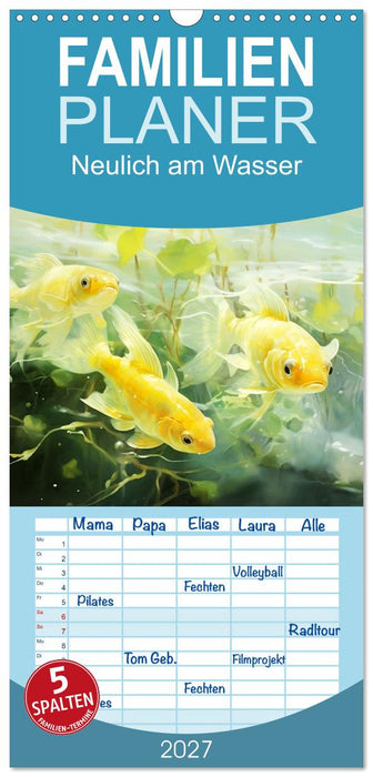 Neulich am Wasser (CALVENDO Familienplaner 2027)