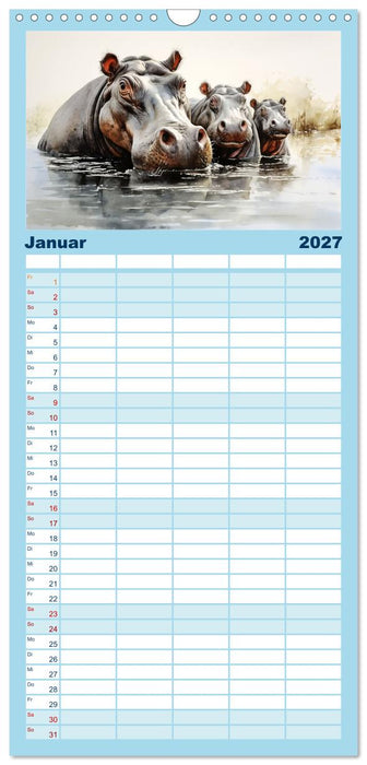 Neulich am Wasser (CALVENDO Familienplaner 2027)