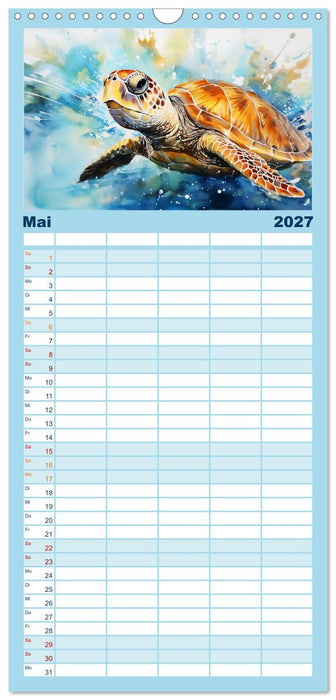 Neulich am Wasser (CALVENDO Familienplaner 2027)