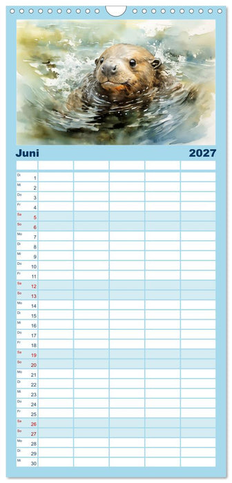 Neulich am Wasser (CALVENDO Familienplaner 2027)