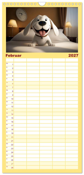 Comic Hunde (CALVENDO Familienplaner 2027)
