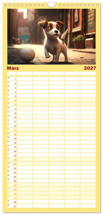 Comic Hunde (CALVENDO Familienplaner 2027)
