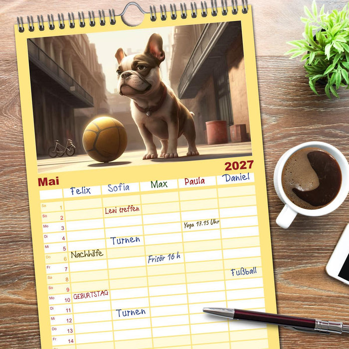 Comic Hunde (CALVENDO Familienplaner 2027)