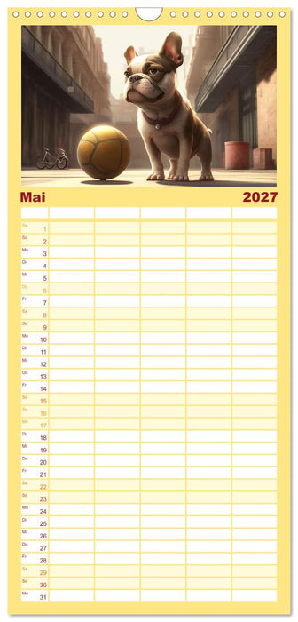 Comic Hunde (CALVENDO Familienplaner 2027)
