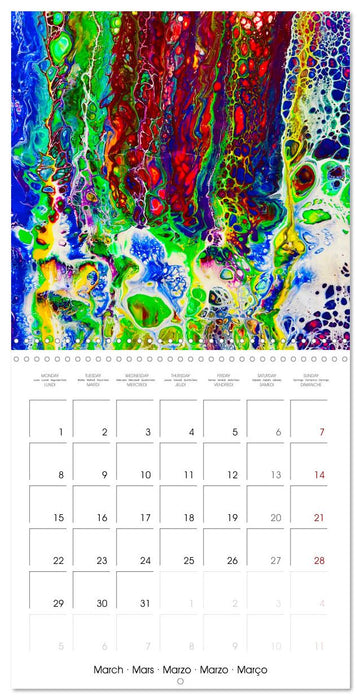 Your year full of rainbows by Katharina Stachanczyk (CALVENDO Monthly Calendar 2027)
