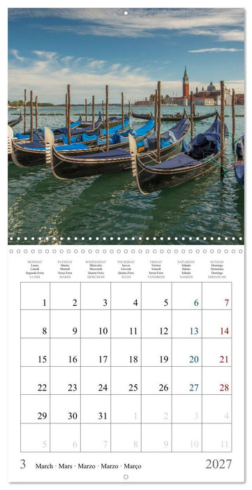 Romantic corners in Venice (CALVENDO Monthly Calendar 2027)