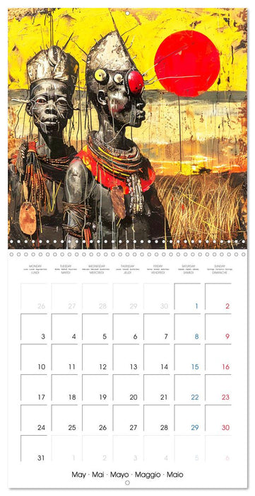 Colorful Raw Art (CALVENDO Monthly Calendar 2027)