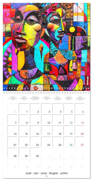 Colorful Raw Art (CALVENDO Monthly Calendar 2027)
