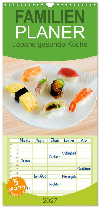 Japans gesunde Küche (CALVENDO Familienplaner 2027)