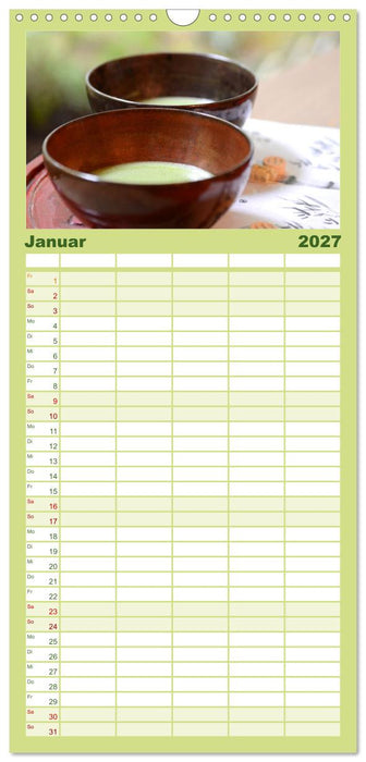 Japans gesunde Küche (CALVENDO Familienplaner 2027)