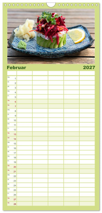 Japans gesunde Küche (CALVENDO Familienplaner 2027)