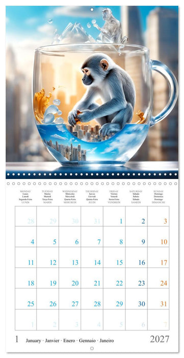 Animals in a jar (CALVENDO Monthly Calendar 2027)