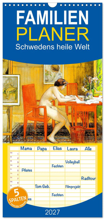 Schwedens heile Welt (CALVENDO Familienplaner 2027)