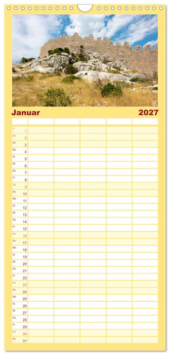 Kroatien - Zauberhaftes Šibenik-Knin (CALVENDO Familienplaner 2027)