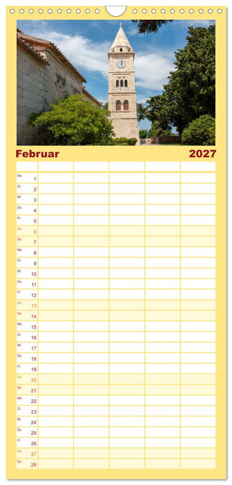 Kroatien - Zauberhaftes Šibenik-Knin (CALVENDO Familienplaner 2027)