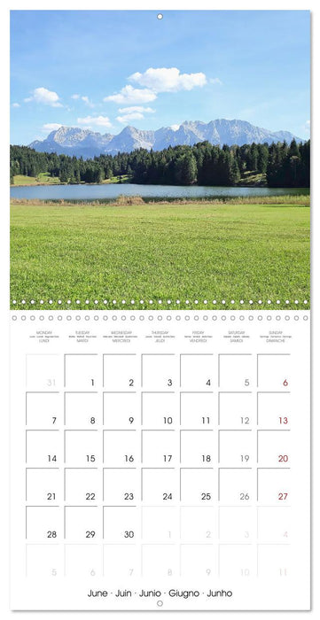 Dreamlike landscapes in Upper Bavaria (CALVENDO Monthly Calendar 2027)