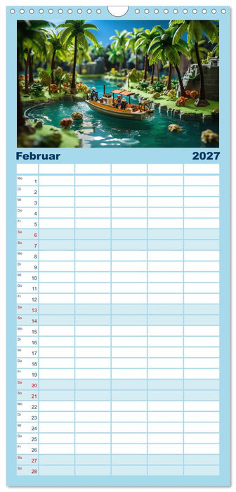 Abenteuer Spielzeugland rund ums Wasser (CALVENDO Familienplaner 2027)