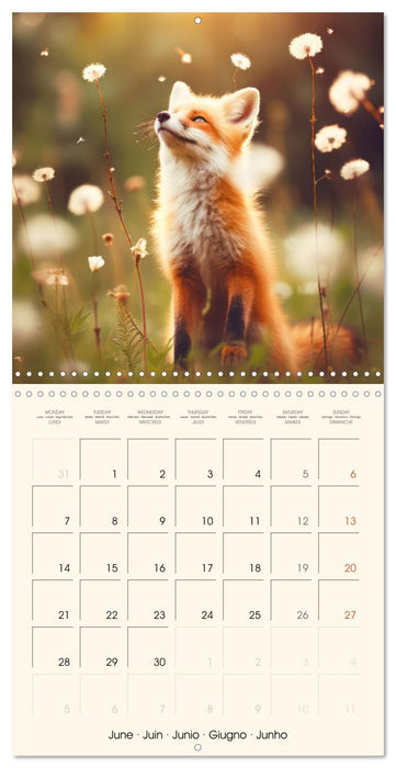 Les renards, des créatures si mignonnes (CALVENDO Calendrier mensuel 2027)