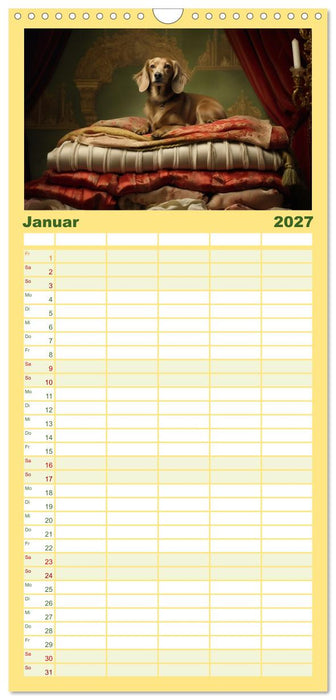 Märchenhafte Helden mit feuchter Nase (CALVENDO Familienplaner 2027)
