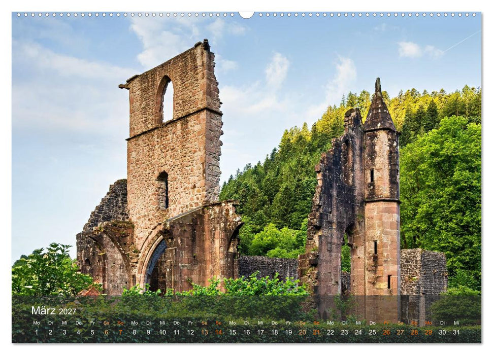Nordschwarzwald - wo Natur auf Geschichte trifft (CALVENDO Wandkalender 2027)