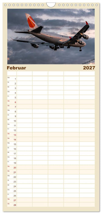 Boeing 747 Kalender (CALVENDO Familienplaner 2027)