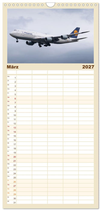 Boeing 747 Kalender (CALVENDO Familienplaner 2027)