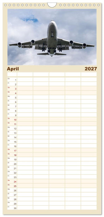 Boeing 747 Kalender (CALVENDO Familienplaner 2027)