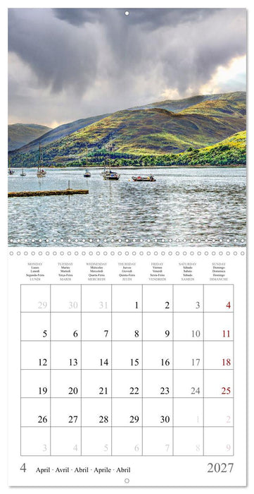 Scotland - Magical landscapes of the Highlands (CALVENDO Monthly Calendar 2027)
