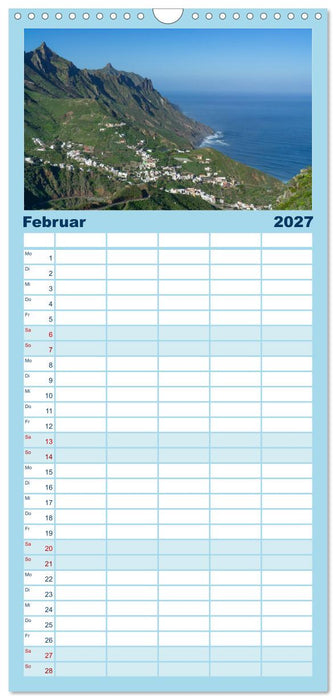 Kanaren - wunderschöne Inseln im Atlantik (CALVENDO Familienplaner 2027)