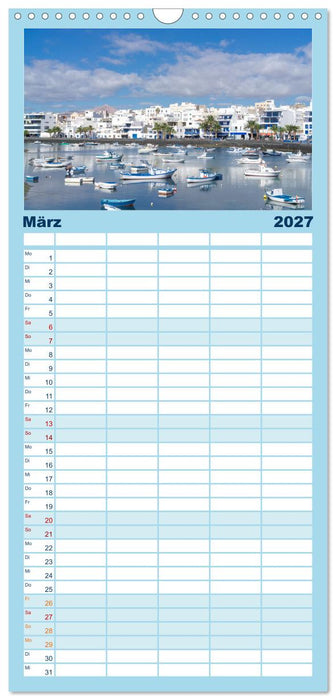 Kanaren - wunderschöne Inseln im Atlantik (CALVENDO Familienplaner 2027)