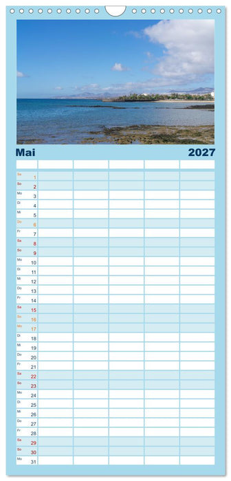 Kanaren - wunderschöne Inseln im Atlantik (CALVENDO Familienplaner 2027)
