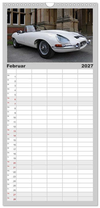Der schönste Sportwagen der Welt (CALVENDO Familienplaner 2027)