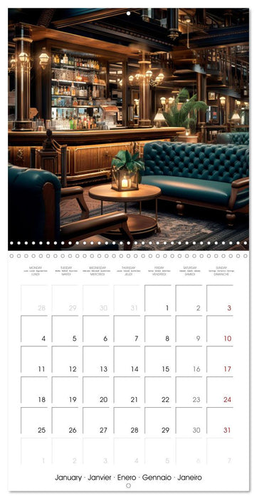 Bar and lounge atmosphere (CALVENDO Monthly Calendar 2027)