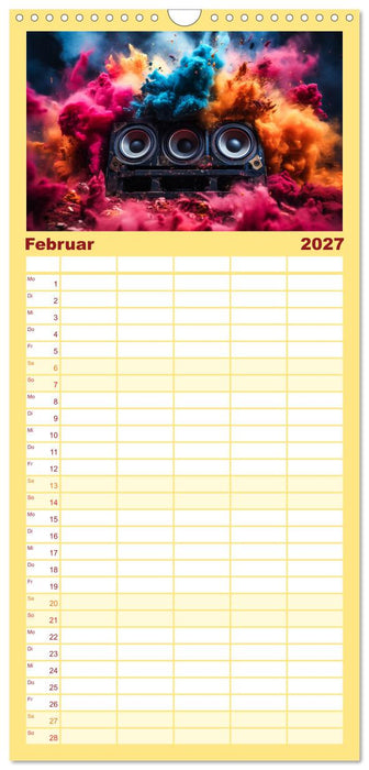 Konzert der Farben (CALVENDO Familienplaner 2027)